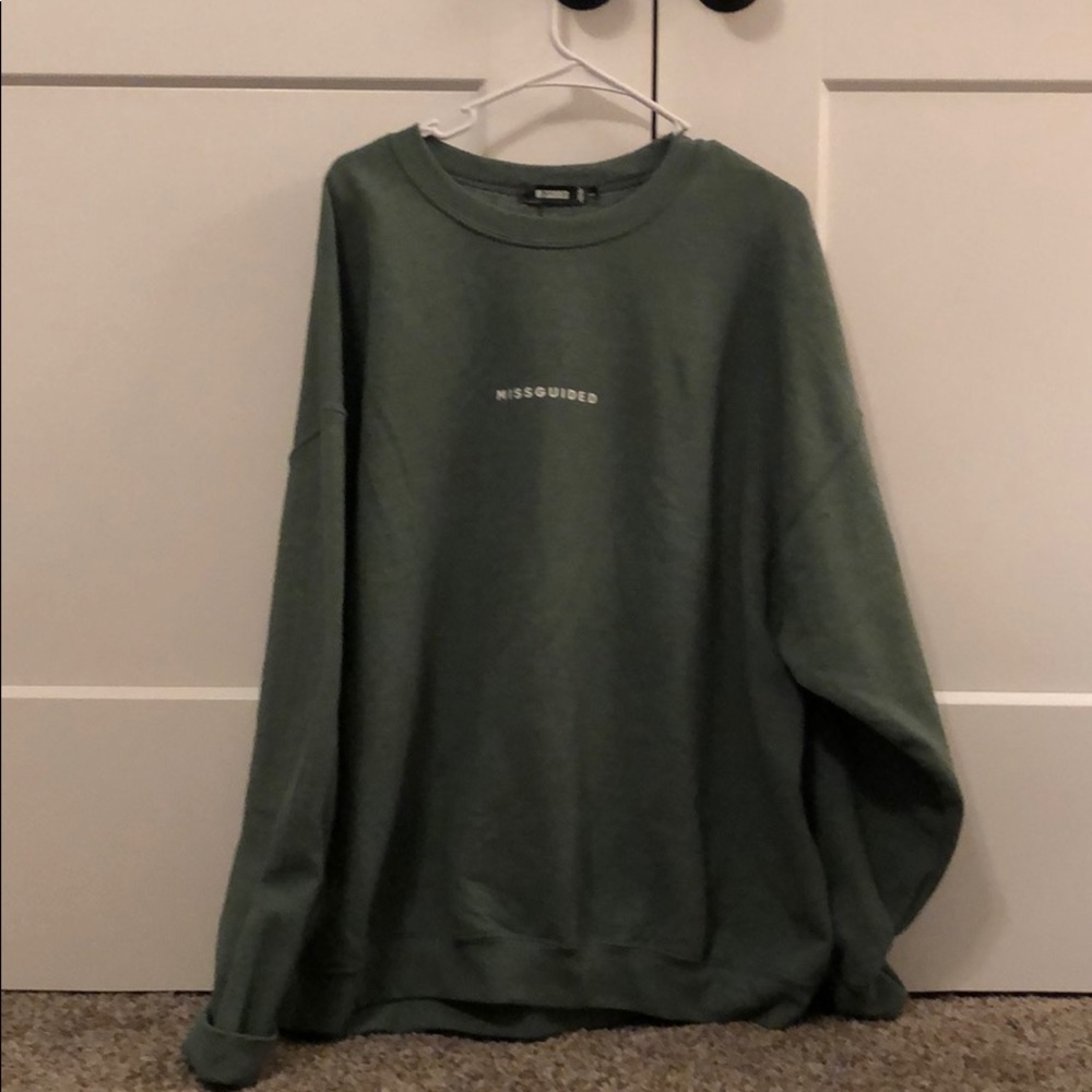 Brand new oversized Missguided crew neck
